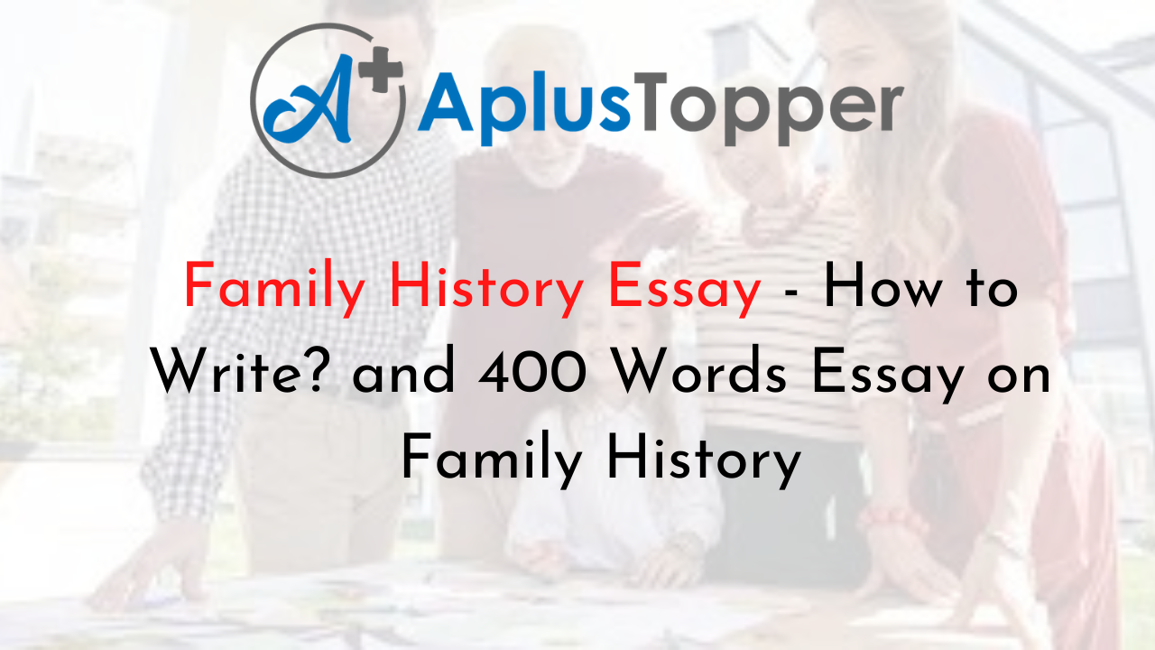 family history essay example