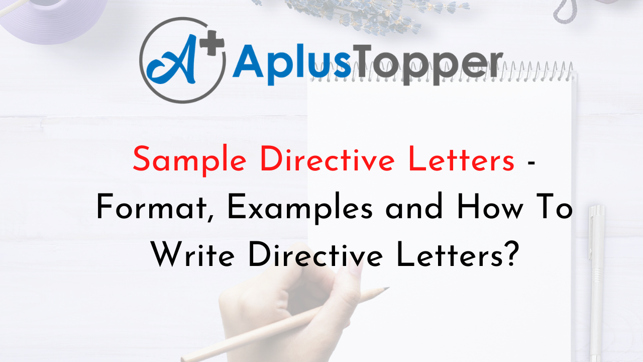 Sample Directive Letters
