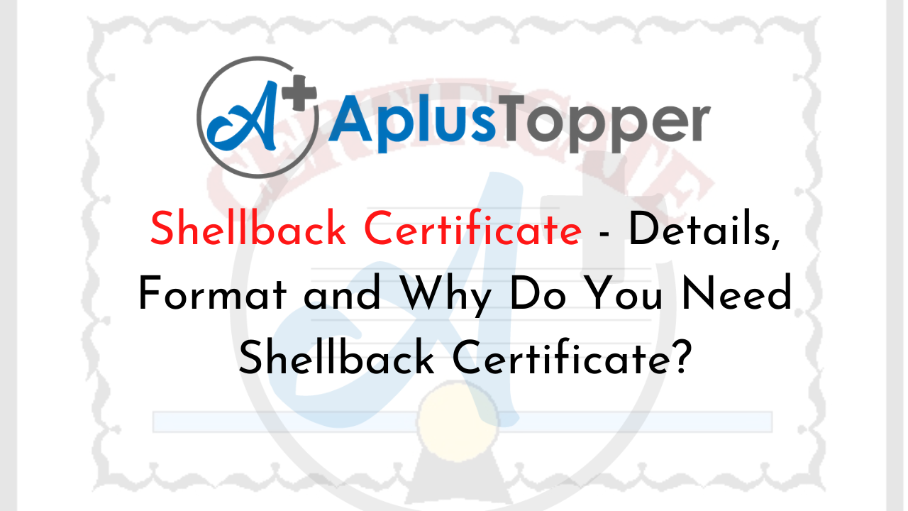 Shellback Certificate