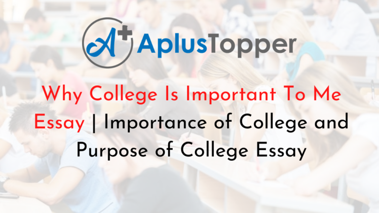 what is the purpose of college essay