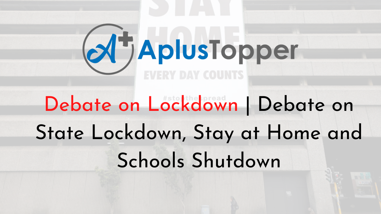 Debate on Lockdown