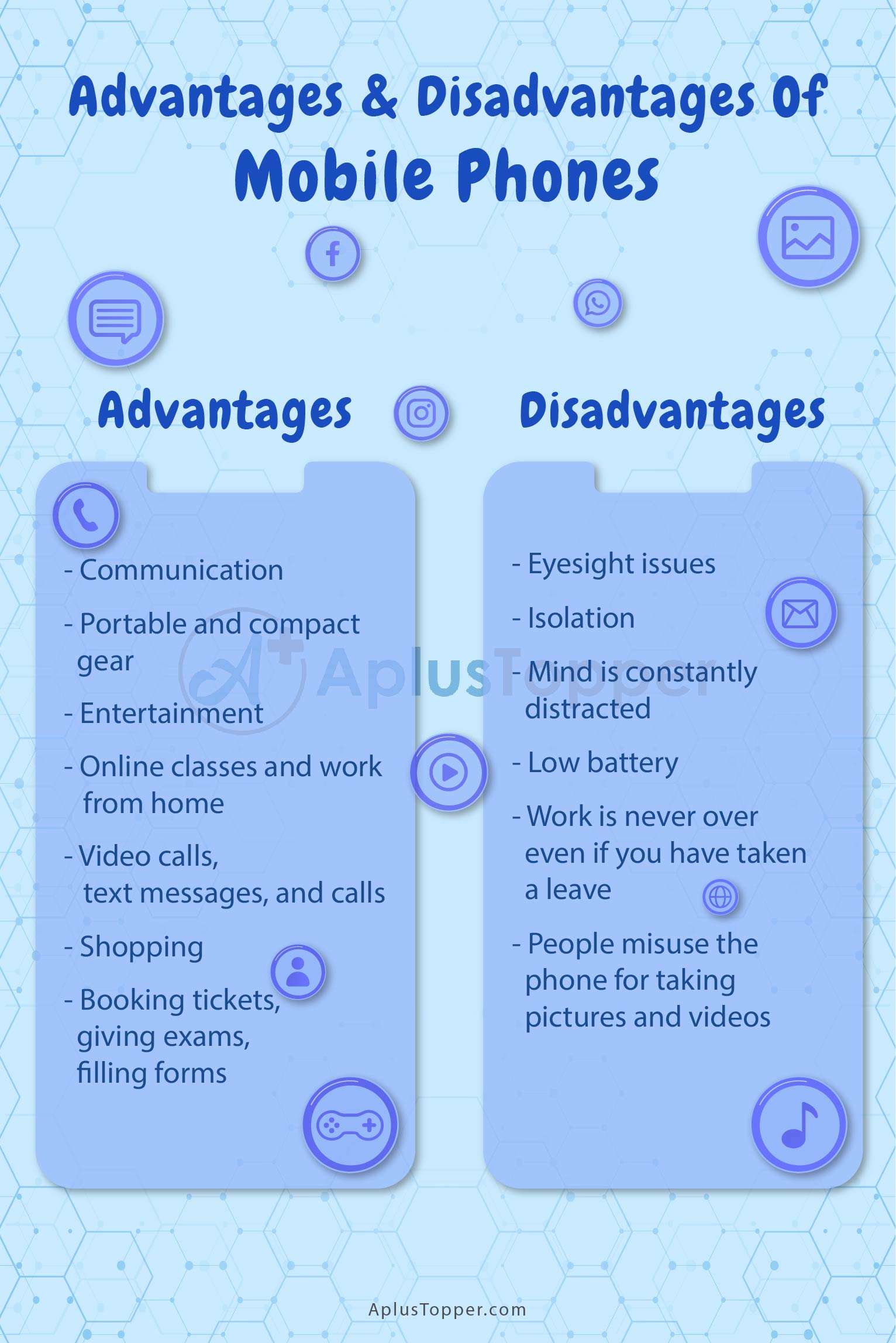 presentation on mobile phones advantages and disadvantages