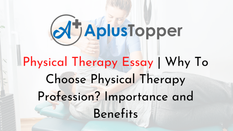physical therapy essay examples