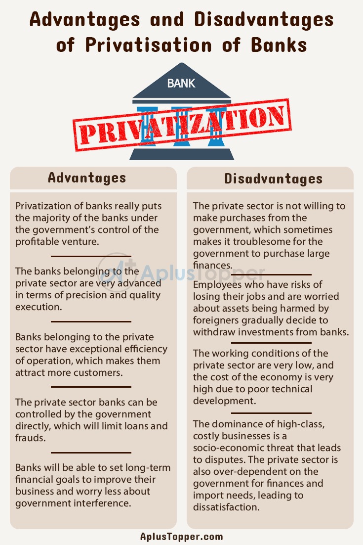essay on bank privatisation pros and cons