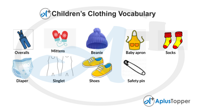 English Vocabulary Children's Clothing | List of Children’s Clothing ...