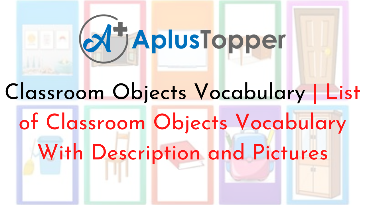 Classroom Objects Vocabulary