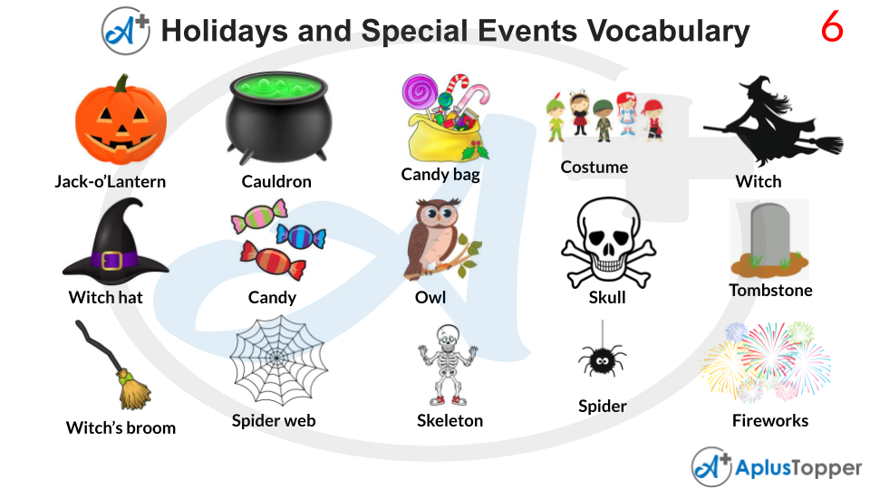 Holidays and Special Events Vocabulary in English