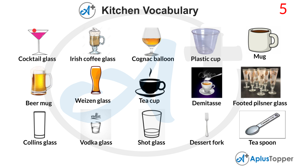 Kitchen Vocabulary PDF