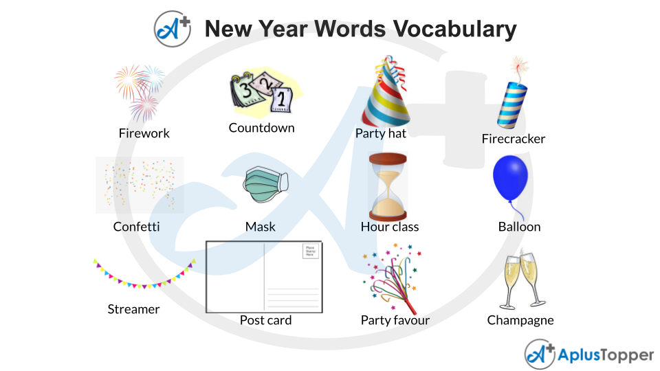 New Year Words Vocabulary
