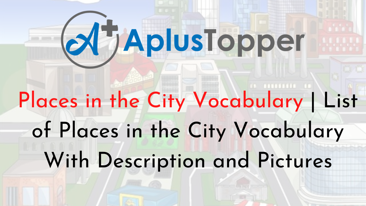 Places in the City Vocabulary English
