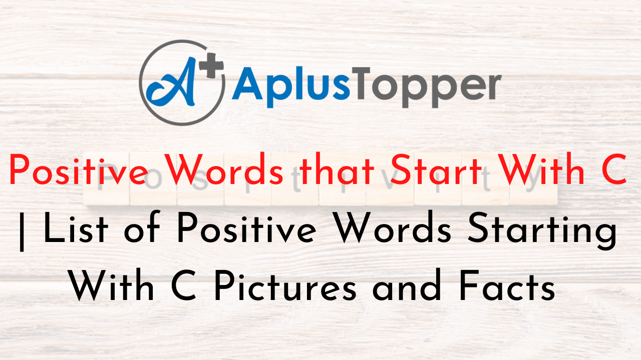 Positive Words that Start With C