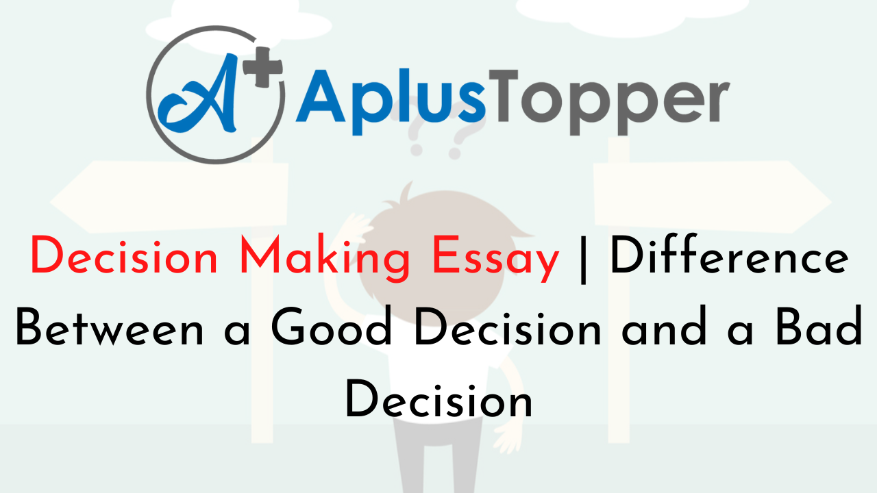 moral decision making essay