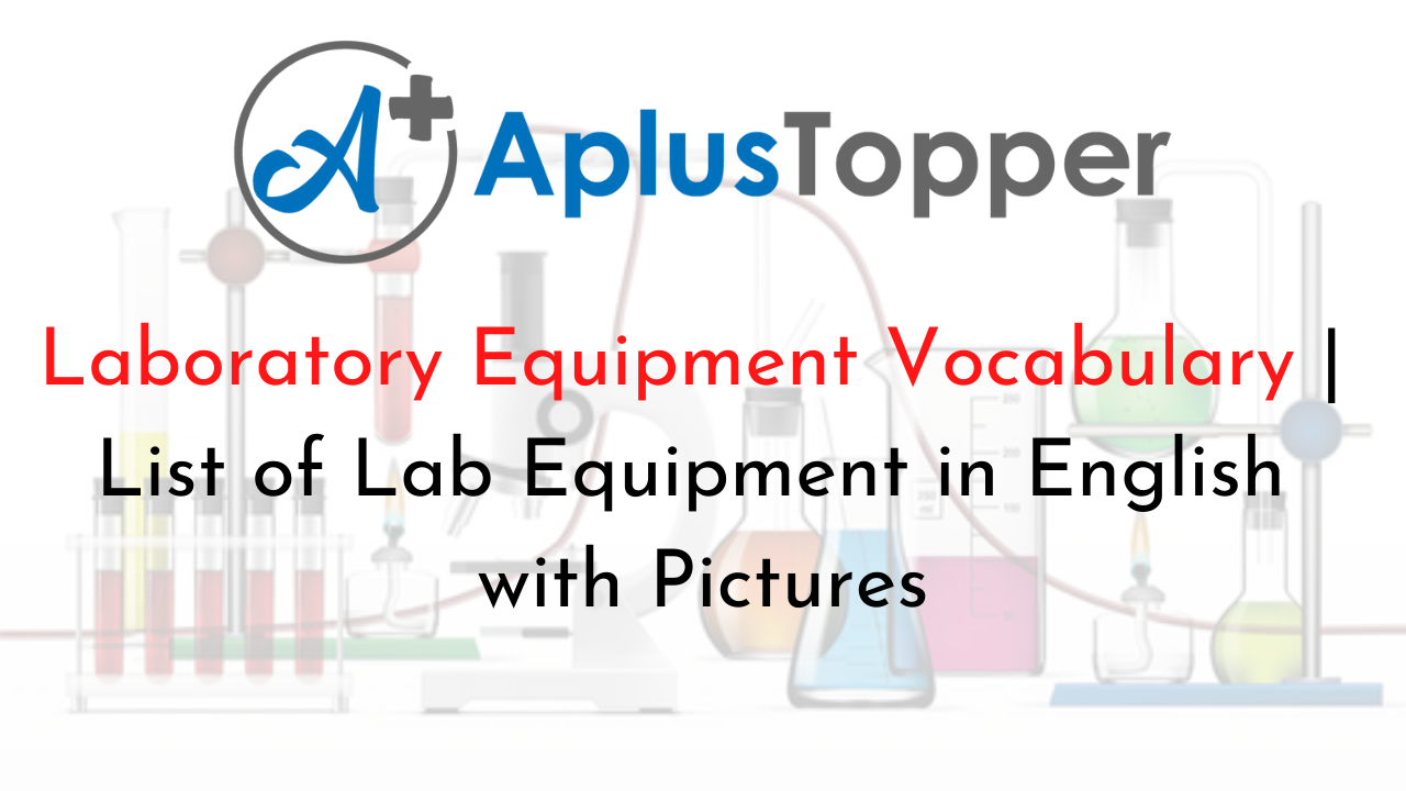 Laboratory Equipment Vocabulary