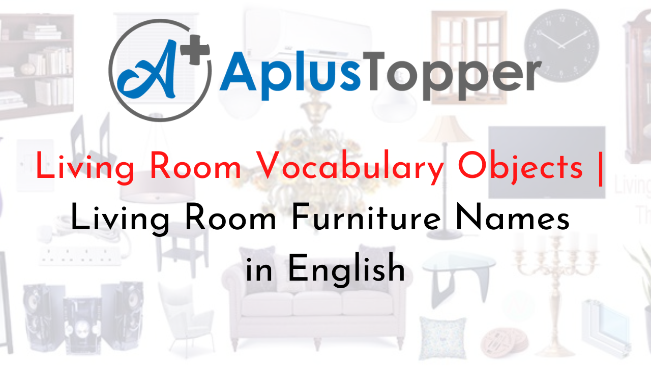 Living Room Vocabulary Objects