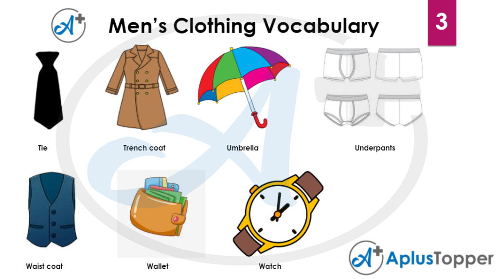 Mens Clothing Vocabulary 3