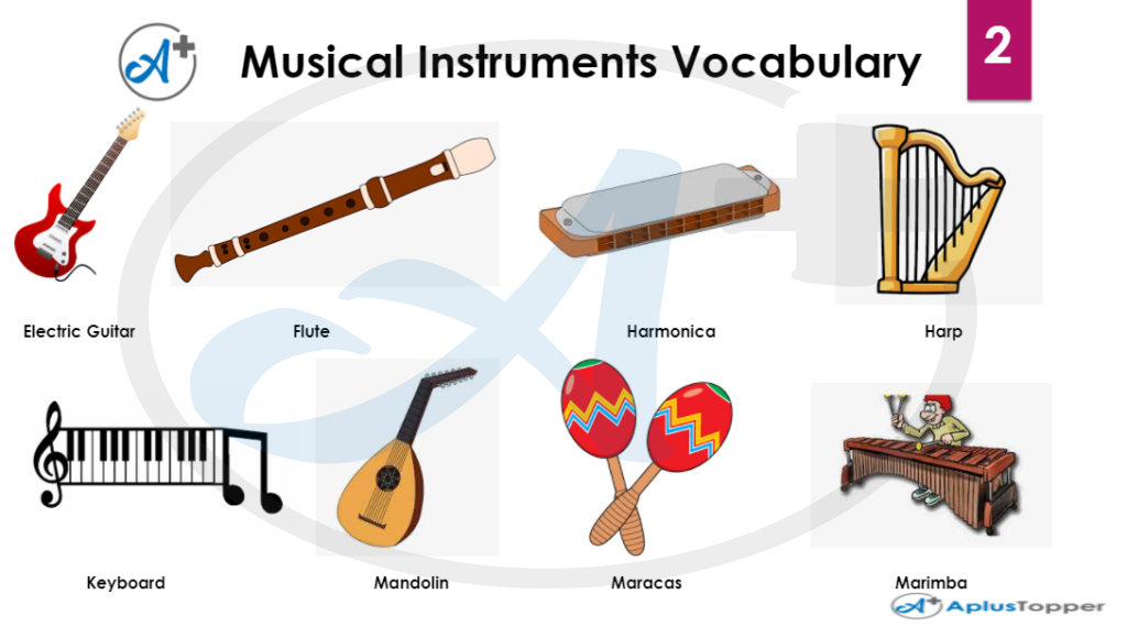 Musical Instruments Vocabulary 2