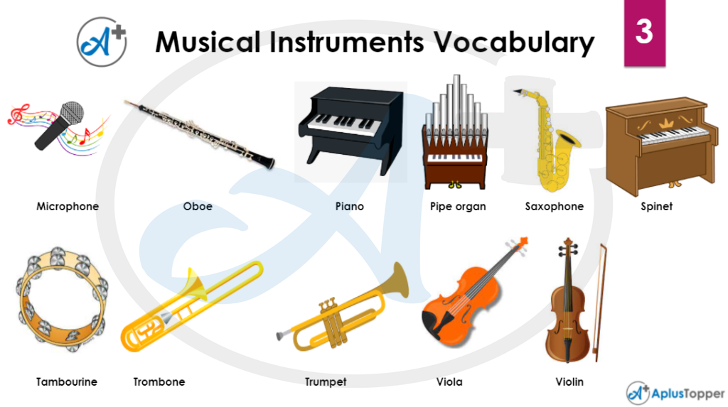 Musical Instruments Vocabulary 3
