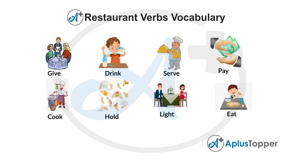 Restaurant Verbs Vocabulary