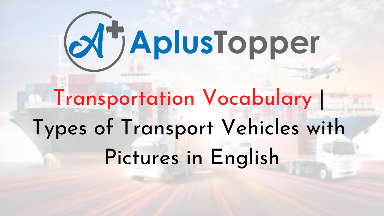 Transportation Vocabulary