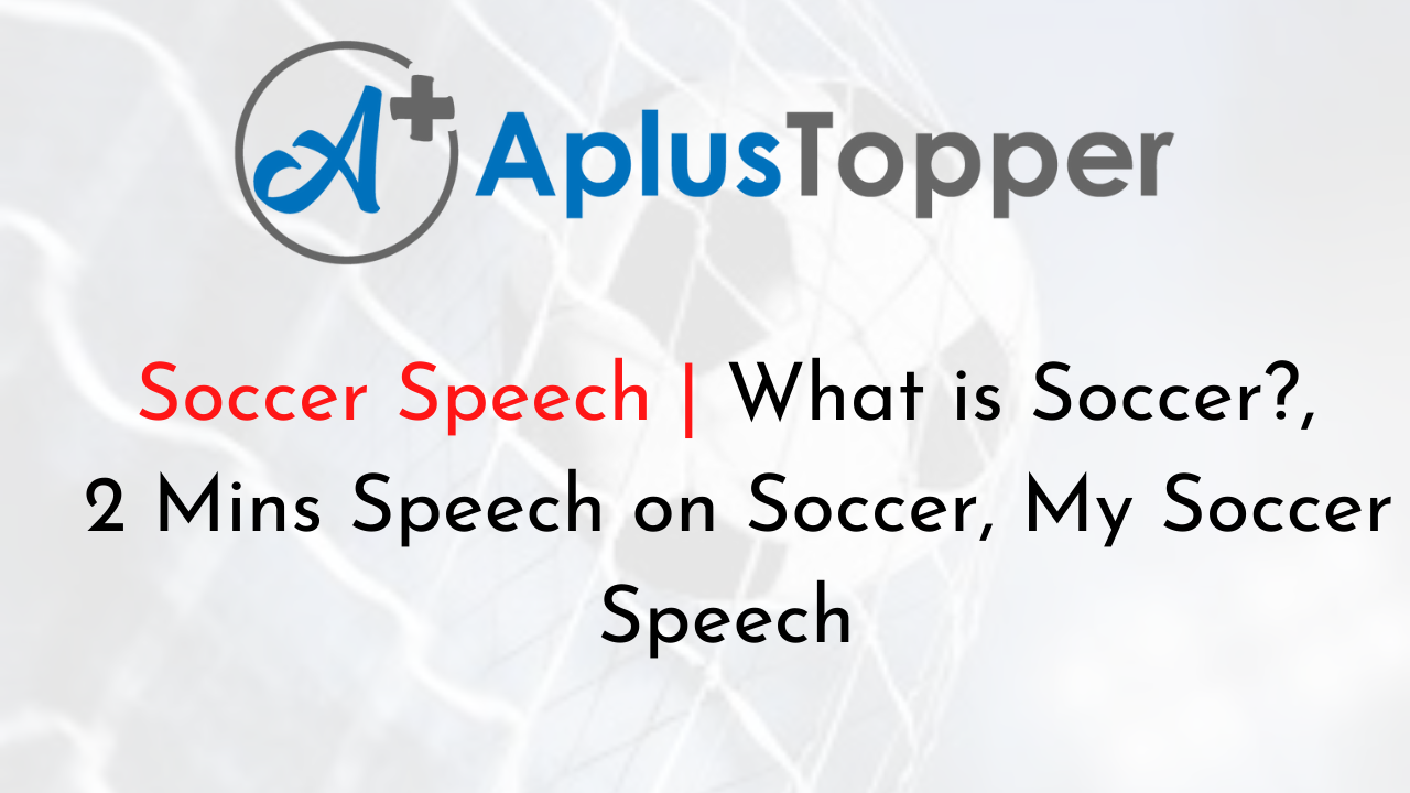 Soccer Speech