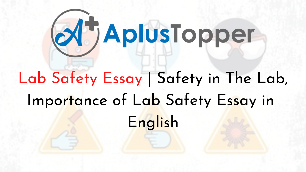 Lab Safety Essay in English