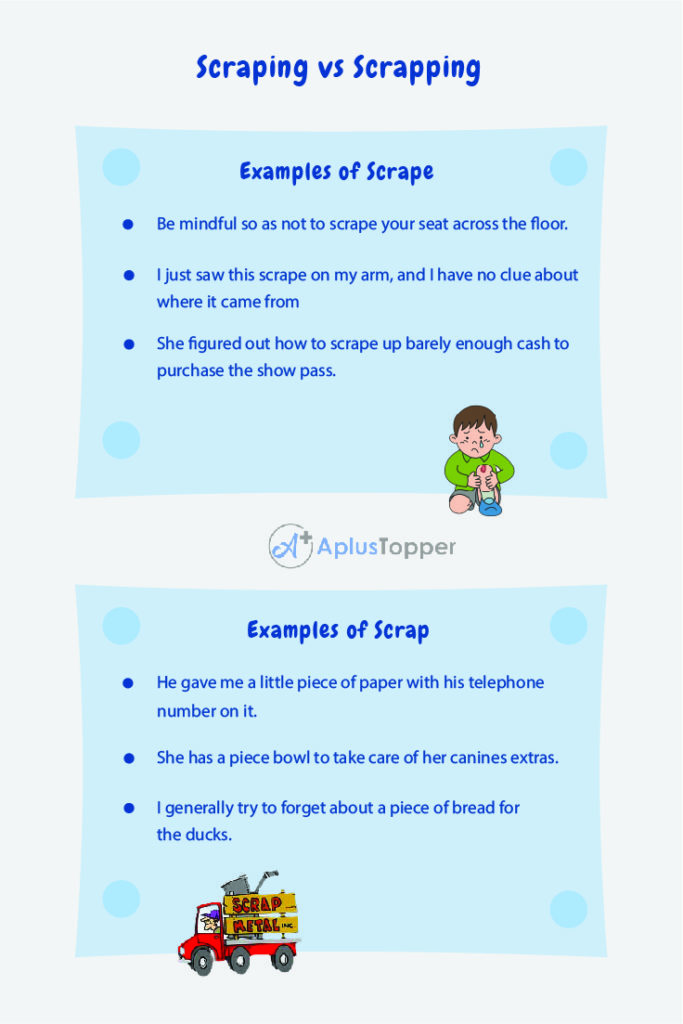 Scraping vs Scrapping Meaning, Examples and How To Use Scrape and