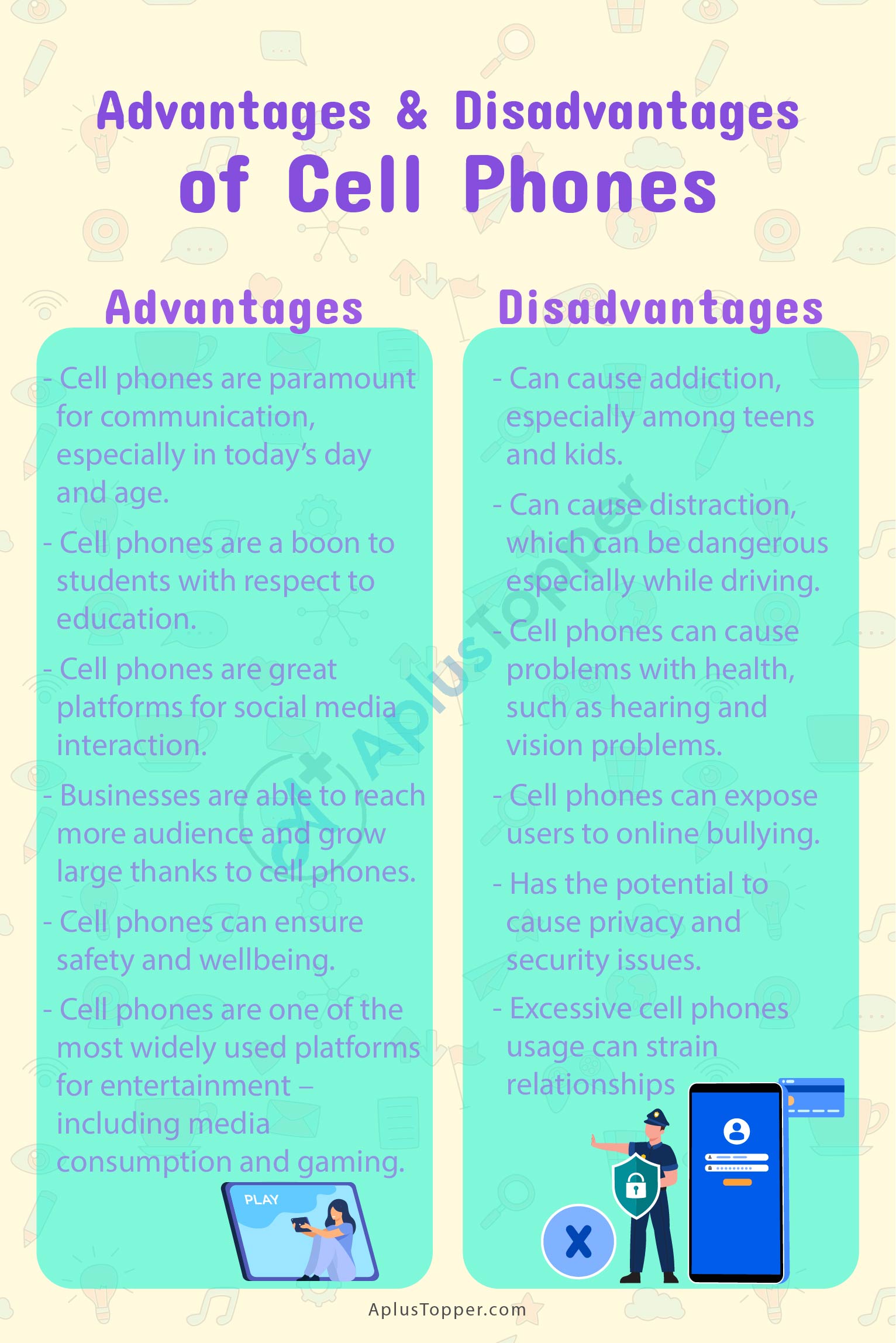 essay on cell phone advantages and disadvantages