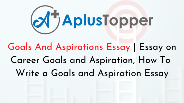 how to write an essay about goals and aspirations