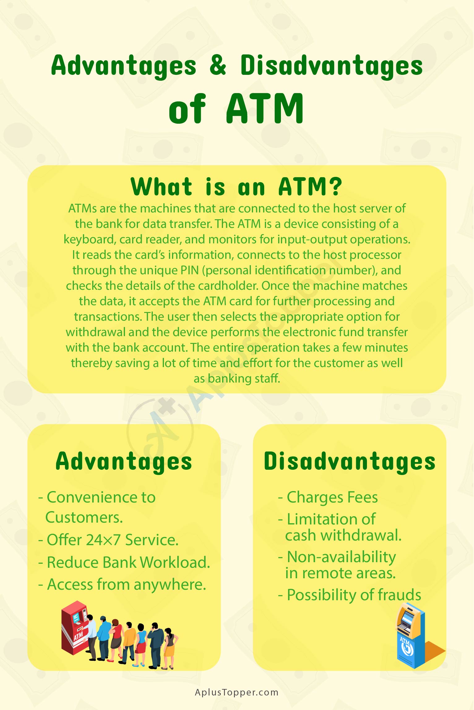 Advantages And Disadvantages Of ATM 1