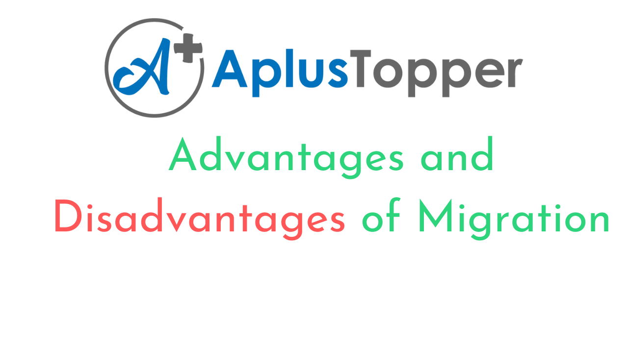 Advantages And Disadvantages Of Migration