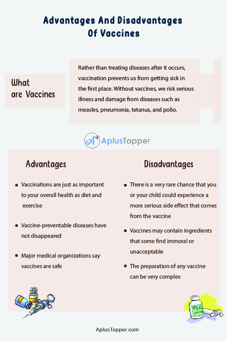 Advantages And Disadvantages Of Vaccines 1