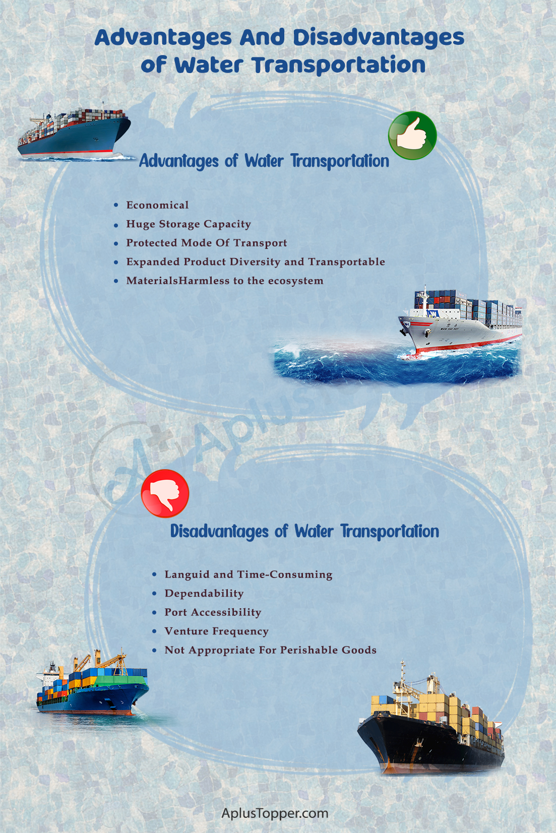 Advantages And Disadvantages of Water Transportation 2