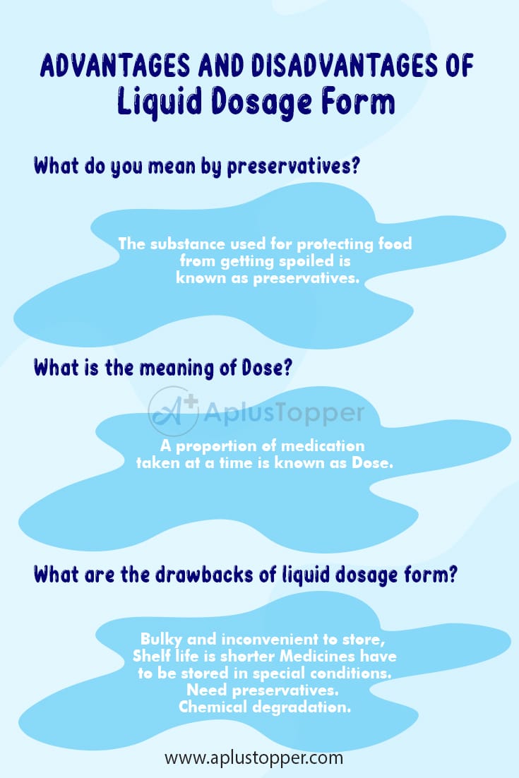 Advantages and Disadvantages of Liquid Dosage Form 2