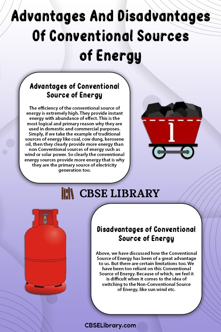 Advantages And Disadvantages Of Conventional Sources Of Energy