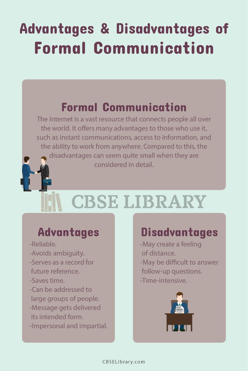 Advantages And Disadvantages Of Formal Communication