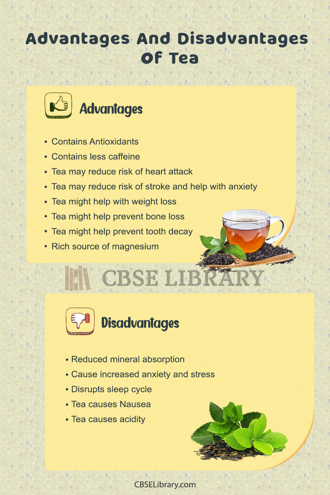 Advantages and Disadvantages of Tea 1