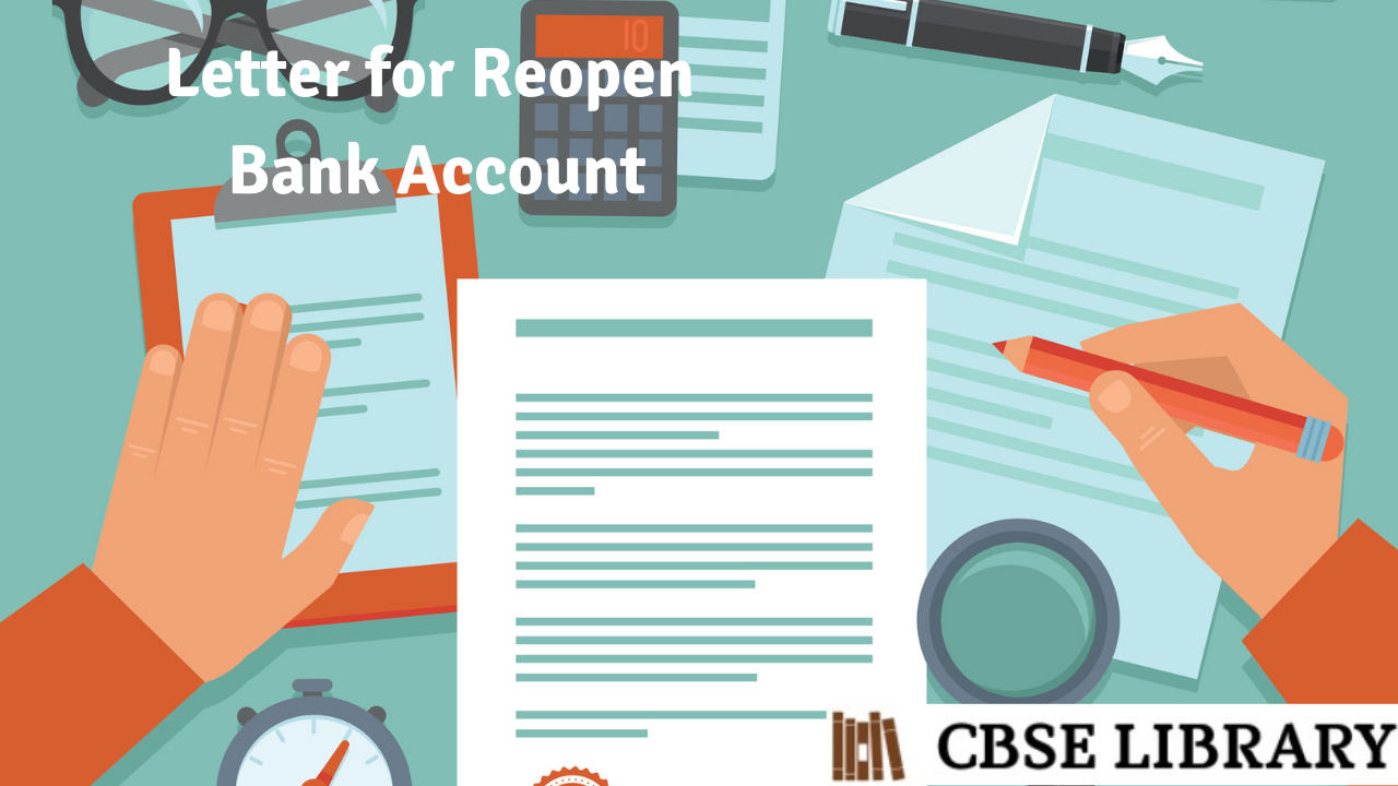 Letter for Reopen Bank Account