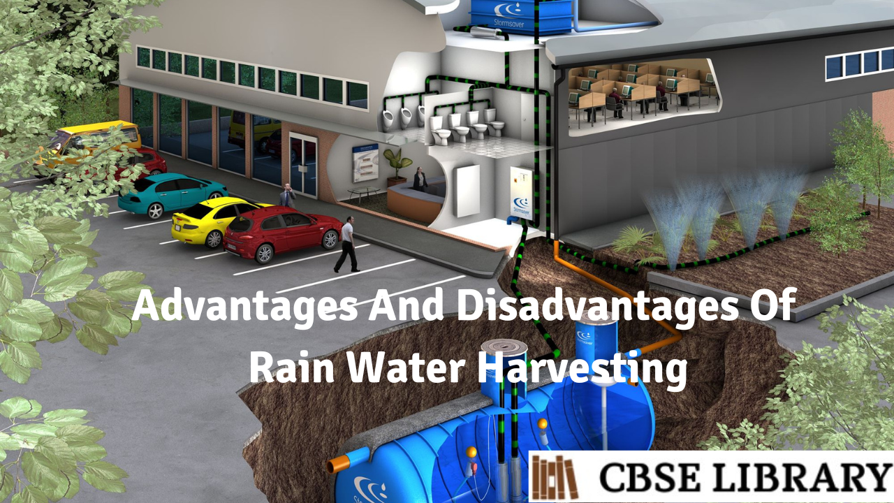 Advantages And Disadvantages Of Rain Water Harvesting