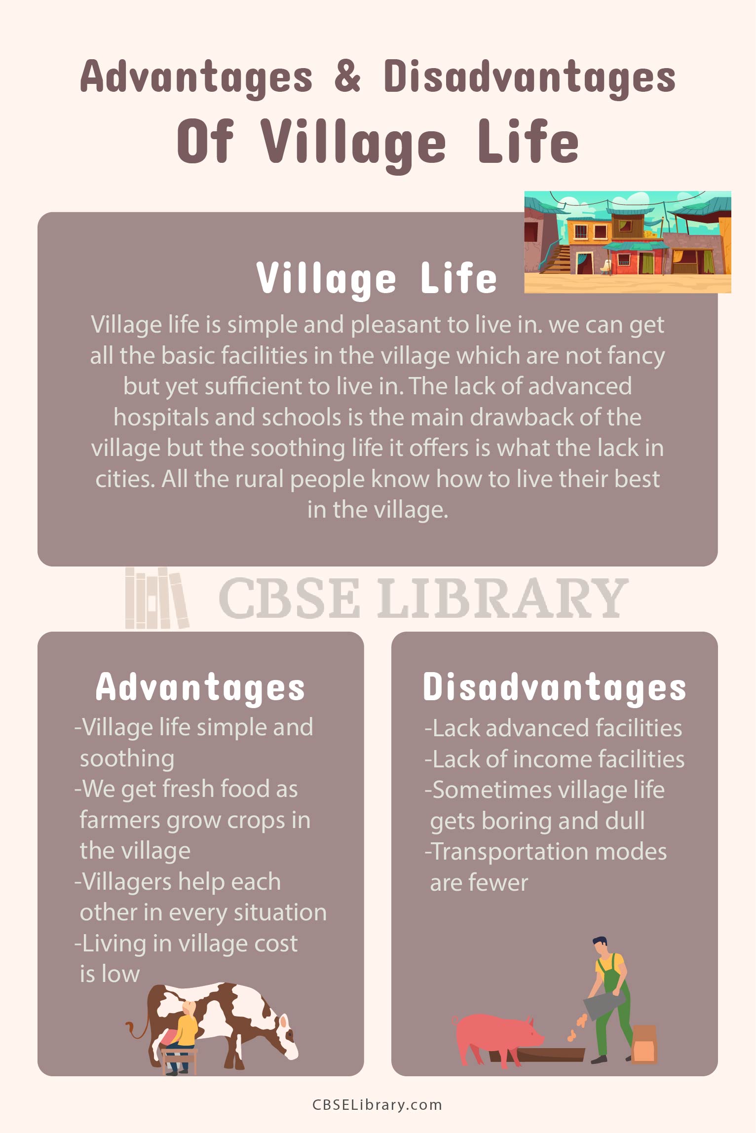 Advantages and Disadvantages of City Life and Village Life 2