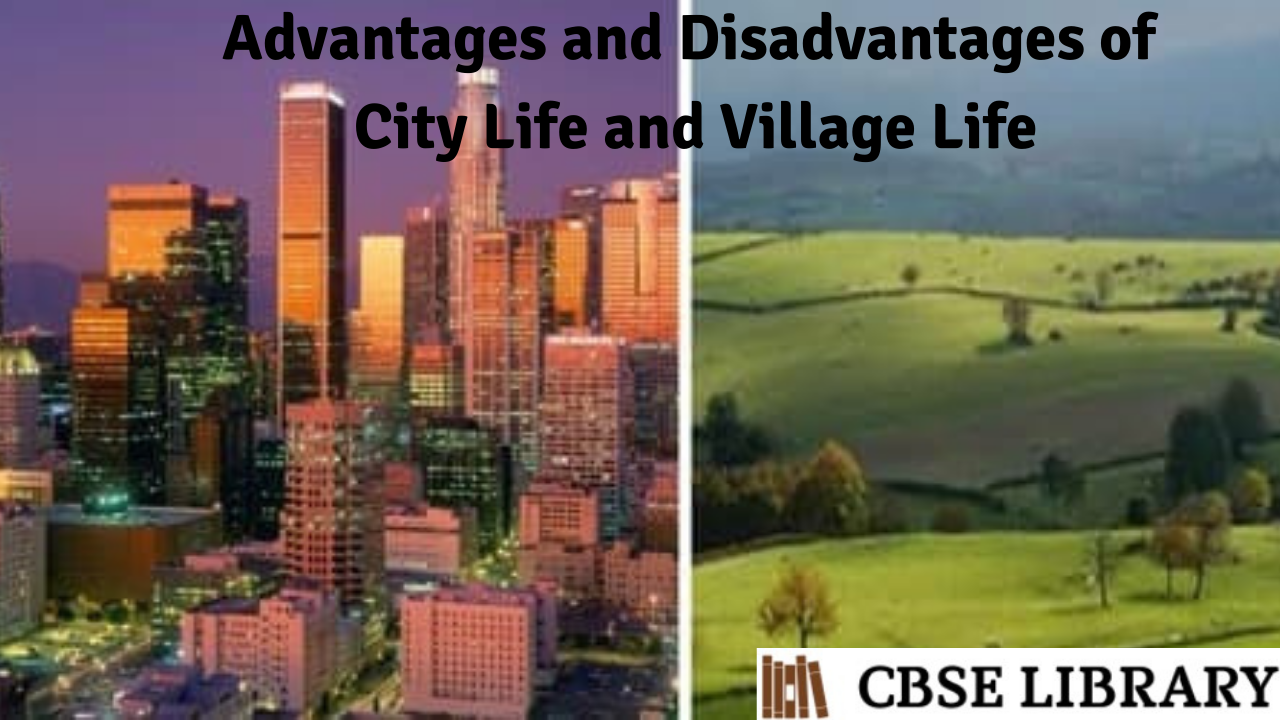 Advantages and Disadvantages of City Life and Village Life