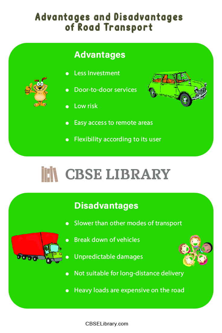 Advantages and Disadvantages of Road Transport