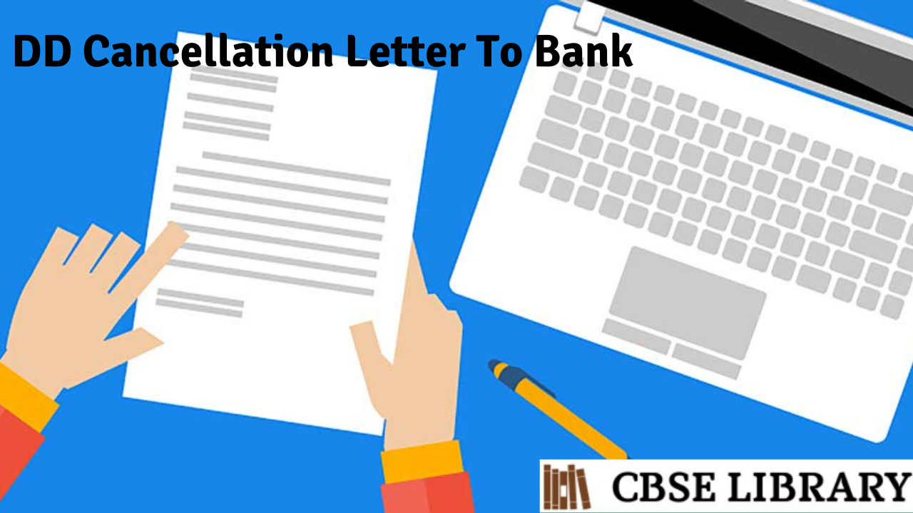 DD Cancellation Letter To Bank