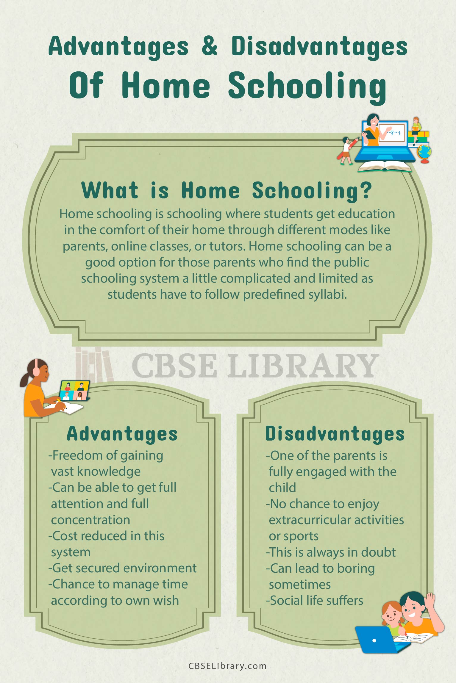 Home Schooling Advantages and Disadvantages
