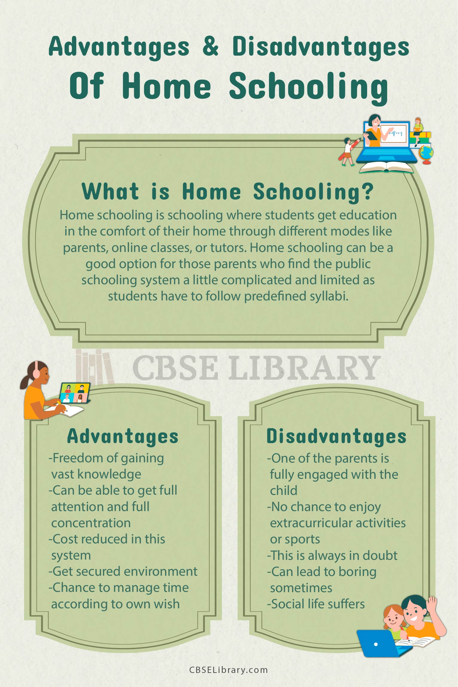 What Are The Advantages And Disadvantages Of Home Based Learning