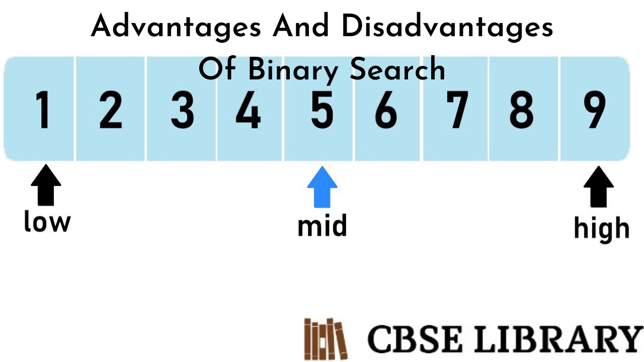 Advantages And Disadvantages Of Binary Search