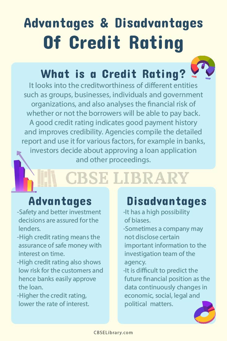 Advantages And Disadvantages Of Credit Rating