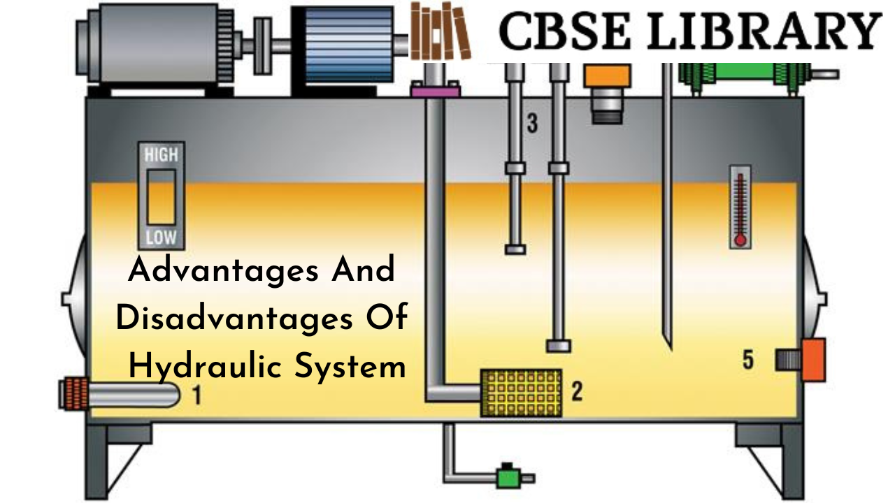 Advantages And Disadvantages Of Hydraulic System