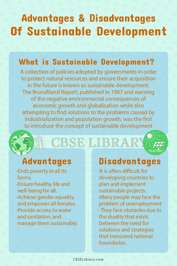 Advantages And Disadvantages Of Sustainable Development