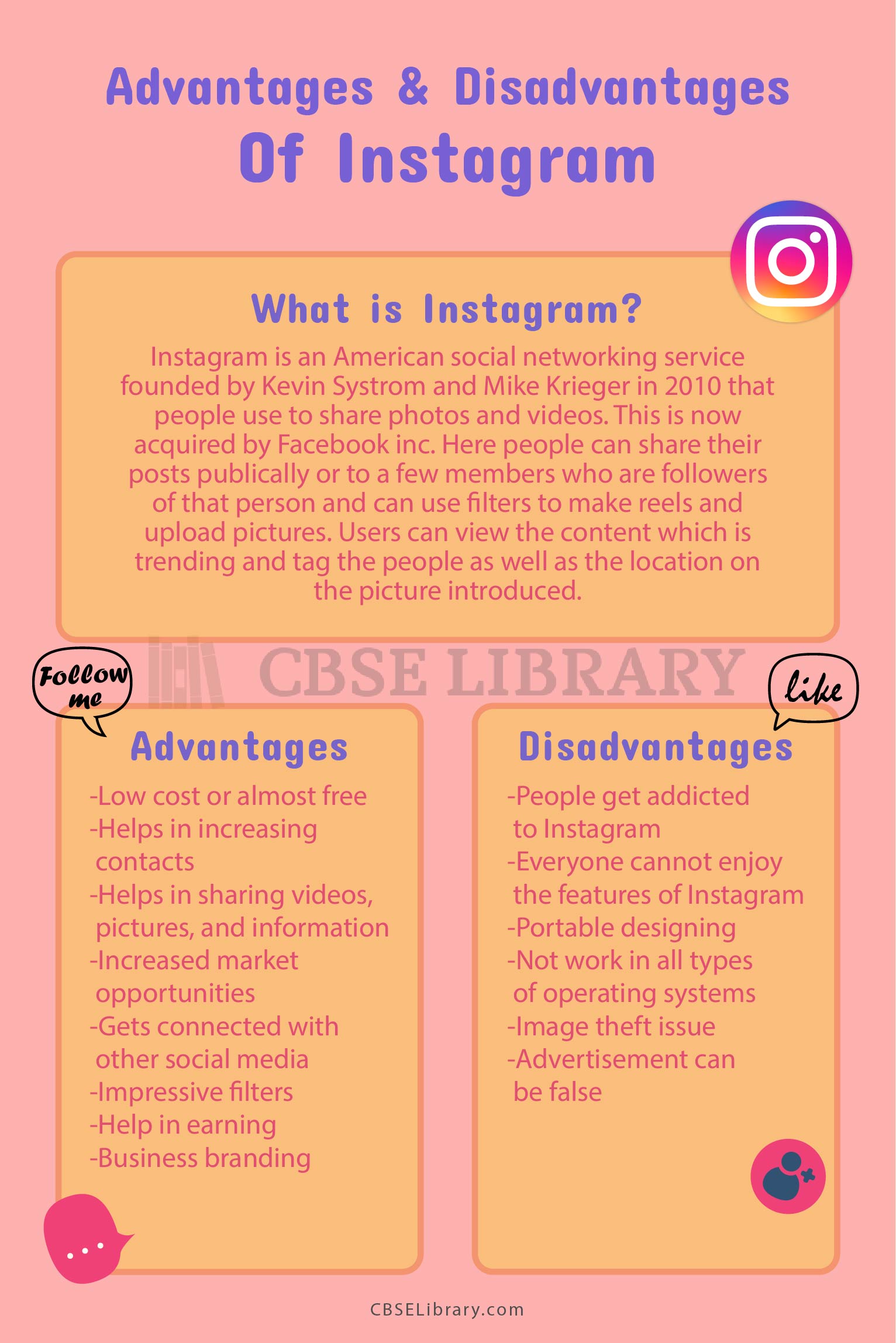 pros and cons of instagram essay