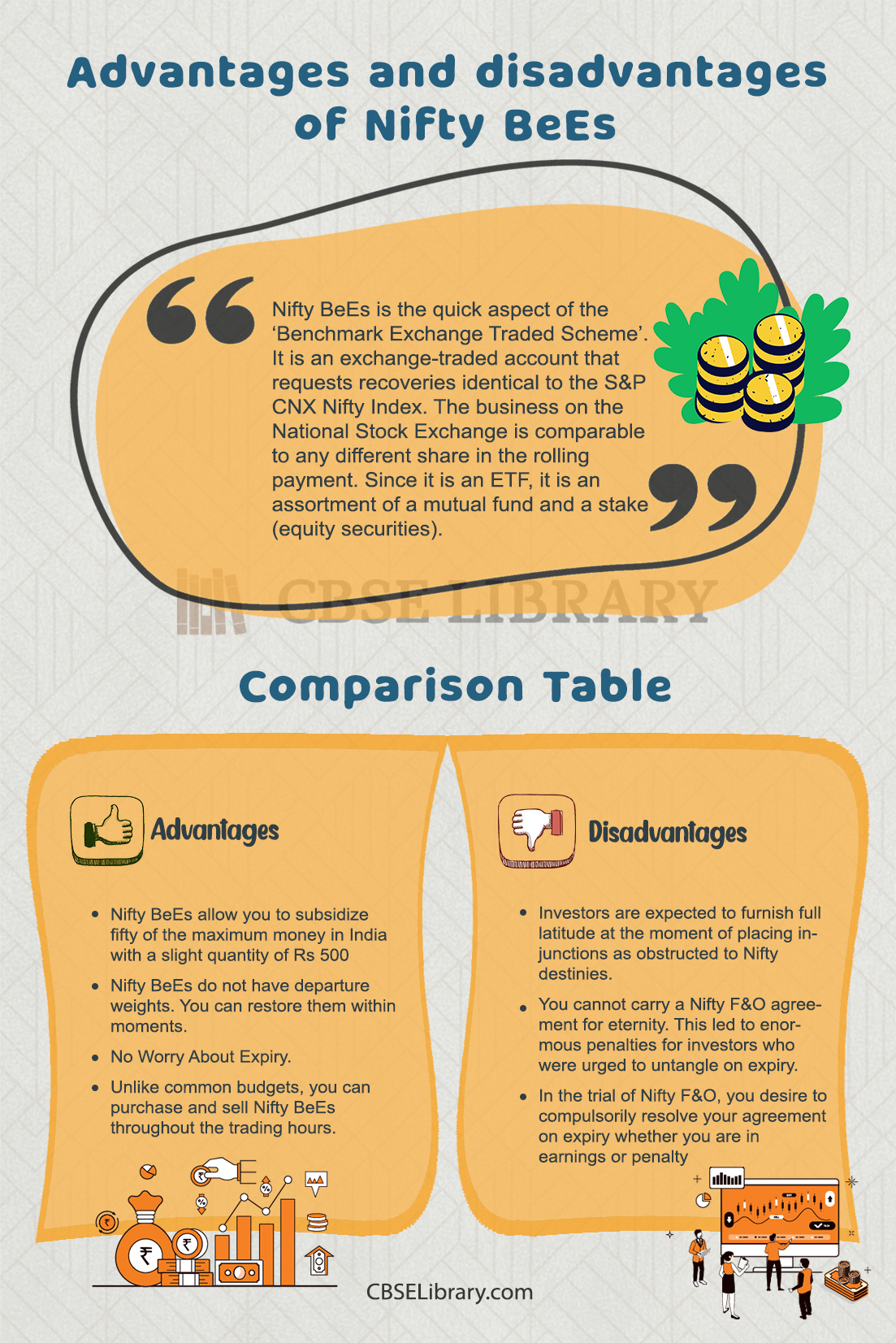 Advantages and disadvantages of Nifty BeEs